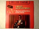 LOUIS ARMSTRONG We have all the time in the world lp ITALY UNIQUE PS LIKE NEW