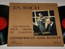 2LP BOX Le Chant Du Monde LDX 78550/51 Bach Sonatas Leonid Kogan Karl Richter NM