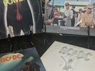 Four Vintage AC/DC vinyl Albums - Let There Be Rock , Powerage , Dirty Deeds