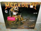 MEGADETH So Far So Good So What LP 1st Press 1988 Capitol HYPE STICKER & SEALED