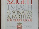 Rare Szigeti Bach 6 Sonatas & Partitas for Solo Violin 3LP Vanguard BG 627/9 ED1