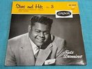 Fats Domino EP - deutsche London EP Stars and Hits No.5 - mit Musteraufkleber