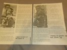 DISCHARGE - WARS NO FAIRYTALE FLYERS POSTERS WITH INSCRIPTION FROM CAL PUNK  VG