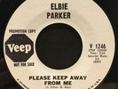 60s Soul Promo 45 ELBIE PARKER Please Keep Away From Me / Lucky Guy VEEP listen