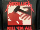METTALICA Kill ‘Em All (Vinyl LP 1983) Includes Two Inner Sleeves