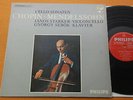 Starker Sebök Chopin Mendelssohn Cello Sonatas Dutch Philips Stereo EX+