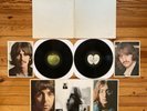 The Beatles White Album 2x LP Vinyl Numbered, Poster + All 4 Photos VG/VG+ Apple