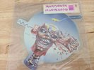 IRON MAIDEN CAN I PLAY WITH MADNESS SHAPED PICTURE DISC VINYL ORIG. HYPE STICKER