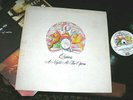 QUEEN  -      A Night At The Opera,     ORIGINAL 1975 UK EMBOSSED LP / inner