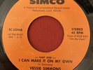Vessie Simmons - I Can Make It On My Own - Simco - RARE MODERN SOUL 45 HEAR