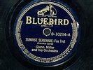 GLENN MILLER 78 RPM - Sunrise Serenade / Moonlight Serenade Bluebird RCA Clean