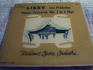 Liszt Les preludes piano concerto no1 Gramaphone label 1954 vg very rare mono