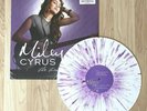 MILEY CYRUS THE TIME OF OUR LIVES URB OUTFITT U.S LTD ED WHITE /PURPLE SPLATTER