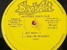 The Heptones Disco Dub Black Art Label Good Con 51 light surface marks 1980