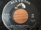 ELVIS PRESLEY King Of The Whole Wide World KID GALAHAD RCA VICTOR PROMO 45 VG+