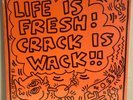 Bipo - Keith Haring Cover Art - Life is Fresh  Crack Is Wack  - Sealed Original