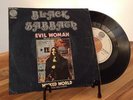 BLACK SABBATH [EVIL WOMAN] 1970 SPANISH 45 Vertigo