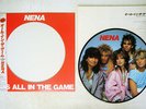 NENA ITS ALL IN THE GAME EPIC 30 3P-686 JAPAN OBI PICTURE VINYL VINYL LP