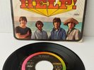 BEATLES: HELP  45 Vinyl Mexico Capitol Discos 1966 Rainbow Label EPEM-10141 VG+