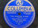 78 RPM Memphis Blues Tiger Rag Ted Lewis and His Band Columbia 3813 A11