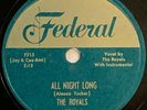 Royals - Wynonie Harris-  Federal 12064 - Rare Vocal Group Blues R&B 78rpm