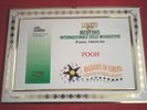 POOH TARGA RICORDO RICONOSCIMENTO CITTA' DI LORETO PARTECIPAZIONE AL MEETING
