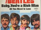 BEATLES Baby You’re Rich Man/ All You Need Love CAPITOL 45 w/ West Coast sleeve