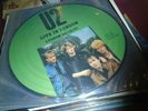 U2 LIVE IN LONDON LYCEUM 12/20/81 PICTURE DISC LP LIMITED EDITION 300 MADE VG+