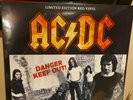 AC/DC Danger Keep Out Red Vinyl Lp Album Live In Concert Hammersmith London 1979