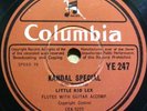78 RPM - COLUMBIA YE 247 - LITTLE KID LEX (SOUTH AFRICAN FLUTE JIVE), EE+