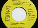 SONNY TIL - TEARS AND MISERY / I BETTER LEAVE LOVE ALONE - SOUL 45 *PROMO*