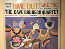 TIME OUT TAKE FIVE THE DAVE BRUBECK QUARTET ORIGINAL VINTAGE VINYL LP RECORD 12