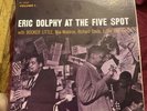 ERIC DOLPHY LP At the Five Spot Vol 1 NEW JAZZ 8260   RVG purple label