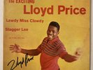 SIGNED Exciting Lloyd Price Vinyl LP ABC Paramount Records Stereo Autographed