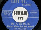 AL Atomic Hillbilly Bop EP BILL FRANKLIN / RABE PERKINS Mr K +3 LOYAL 45 hear
