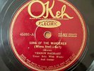 VERNON DALHART Song Of The Wanderer OKEH (Red) Pre War Country 78 E
