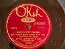 Okeh 8729 Louis Armstrong Or SOME OF THESE DAYS 78rpm 1929 EE- RARE NON VOCAL