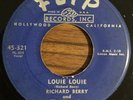 RICHARD BERRY AND THE PHARAOHS Louie Louie Rare R&B Rocker Flip Record 45