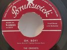 Crickets OH, BOY  / NOT FADE AWAY (BUDDY HOLLY 45) #55035 PLAYS VG++