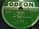 LEO FERRE/JEAN FAUSTIN Paris Canaille/Et Des Clous NM 1953 ODEON France 282.820