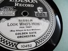Edison Disc Hot Jazz Golden Gate Orch(CA Ramblers) Look Who's Here 1925 E