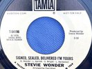 Stevie Wonder Signed, Sealed, Delivered I’m Yours White Label Promo 45 VG+