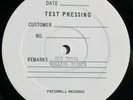 ROLLING STONES - BILL WYMAN'S Personal BLACK AND BLUE LP Test Pressing