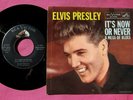ELVIS PRESLEY - It's Now or Never - Near Mint 45 rpm w/ Picture Sleeve  RCA 7777