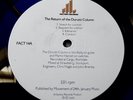 THE DURUTTI COLUMN The Return Of The Durutti Column SANDPAPER SLEEVE NEAR MINT