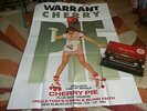 WARRANT - cherry pie .. limited edition with giant unused poster 12