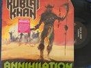 KUBLAI KHAN ANNIHILATION w/ BAND BIO PROMO SHEET HYPE STICKER