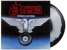 Saxon - Wheels of Steel Limited Edition Swirl Vinyl LP NEU OVP