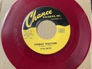 Five Shits ACAPPELLA DOO WOP 45 Stormy Weather / My Pretty Little RED WAX CHANCE
