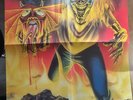 IRON MAIDEN – Number of the Beast RED VINYL & POSTER EM666 7” NM